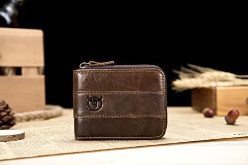NOVATECH BULLCAPTAIN Genuine Leather RFID Blocking Wallet for Men | 11.5cm x 9.5cm x 2.5cm (Large) thumbnail 7