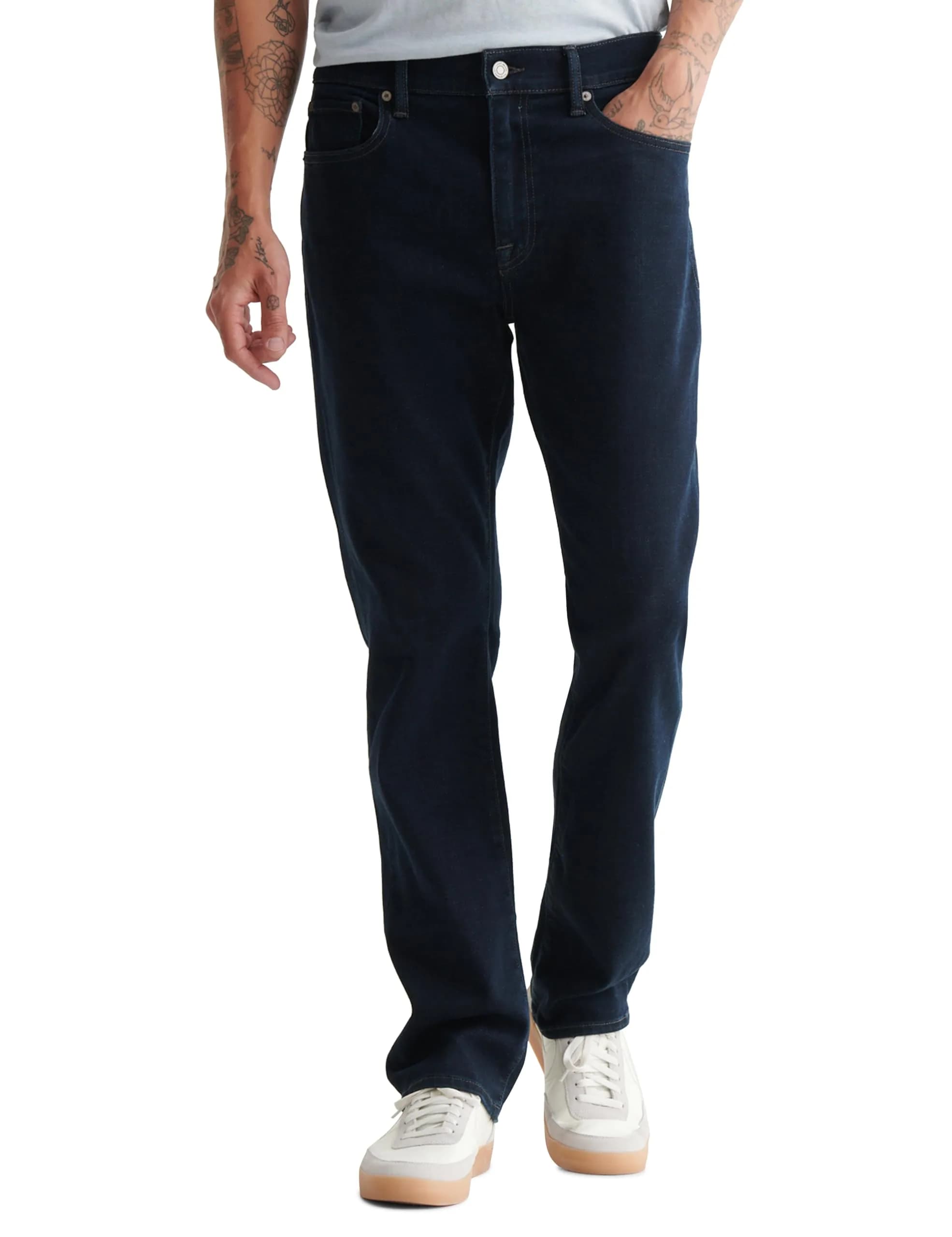 Lucky Brand 410 Athletic Fit Jeans Barite 30x32 | Relaxed Fit Tapered Leg — Stone Hollow / 30W x 32L / Standard