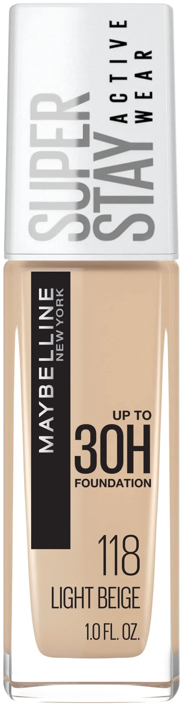 Maybelline Super Stay Light Beige Full Coverage Liquid Foundation - 30ml | 30Hr Active Wear Matte Finish - main product image