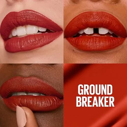 Maybelline Super Stay Matte Ink Liquid Lipstick in Ground-Breaker Maple Leaf Red, 16-Hour Transfer-Proof Matte thumbnail 2