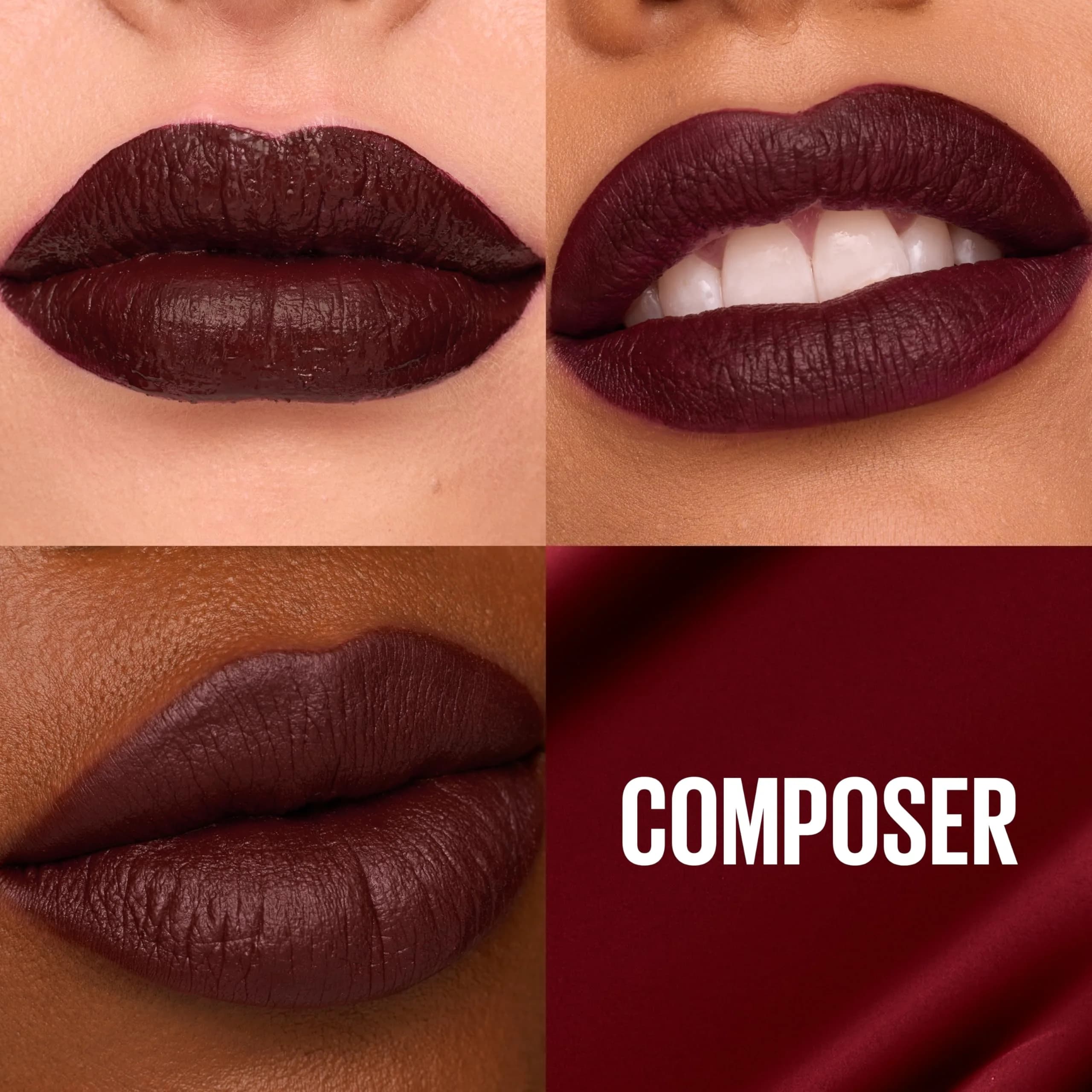 Maybelline Super Stay Matte Ink Composer Cherry Brown Liquid Lip Color, 5ml | 16-Hour Transfer-Proof Matte thumbnail 2