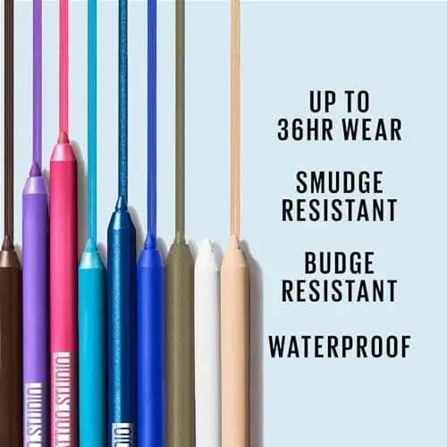 Maybelline TattooStudio Sharpenable Eyeliner Pencil Deep Onyx | Waterproof Gel Pencil with 36 Hour Wear thumbnail 3