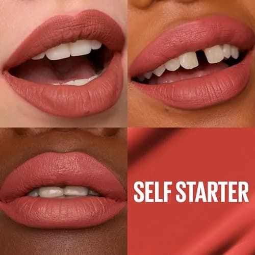 Maybelline Super Stay Matte Ink Liquid Lipstick - Self-Starter Light Red, 5ml | 16-Hour Transfer-Proof thumbnail 2
