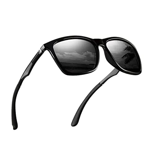 monrich Polarized Sunglasses for Men Aluminum Rectangular Sun Glasses | UV400 Protection & Classic Retro Style thumbnail 1