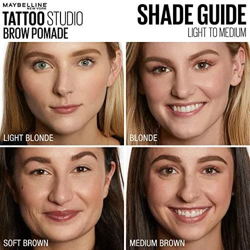 Maybelline TattooStudio Brow Pomade Deep Brown | Waterproof, Smudge-Proof, 24-Hour Wear thumbnail 7