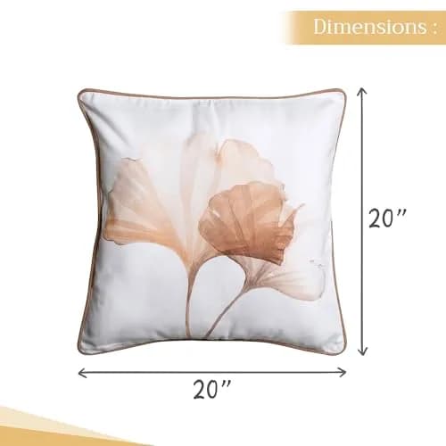 Maison d' Hermine Throw Pillow Cover 20" x 20" | 100% Cotton, Elegant European Design thumbnail 5