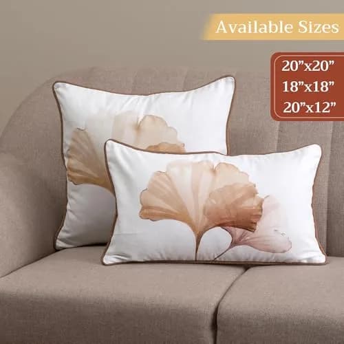 Maison d' Hermine Throw Pillow Cover 20" x 20" | 100% Cotton, Elegant European Design thumbnail 6