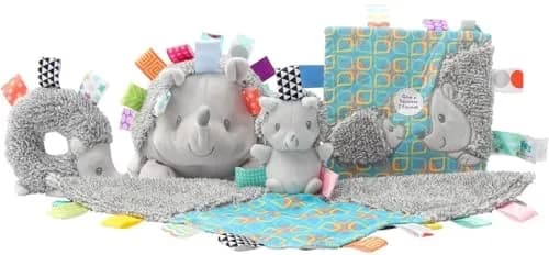 Mary Meyer Taggies Heather Hedgehog Character Blanket | Soft Baby & Toddler Toy & Blanket 13x13 inches thumbnail 5