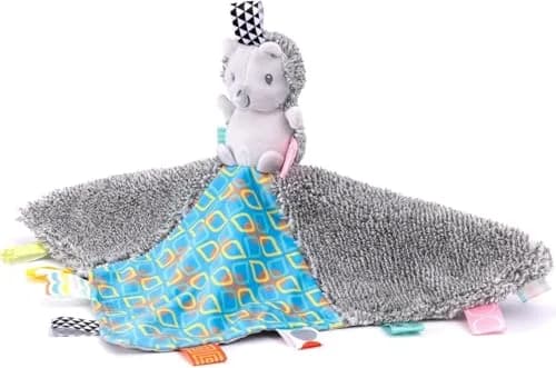 Mary Meyer Taggies Heather Hedgehog Character Blanket | Soft Baby & Toddler Toy & Blanket 13x13 inches thumbnail 2