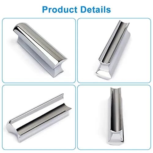 Alnicov Stainless Steel Guitar Slide Tone Bar for Dobro, Lap Steel Guitar, Hawaiian Guitar, Electric Guitar Accessories - Chrome thumbnail 6