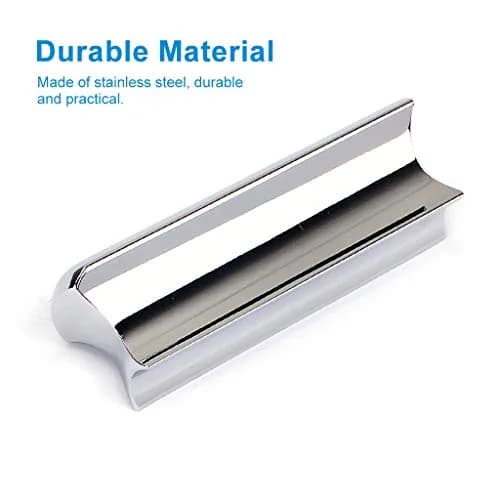 Alnicov Stainless Steel Guitar Slide Tone Bar for Dobro, Lap Steel Guitar, Hawaiian Guitar, Electric Guitar Accessories - Chrome thumbnail 2