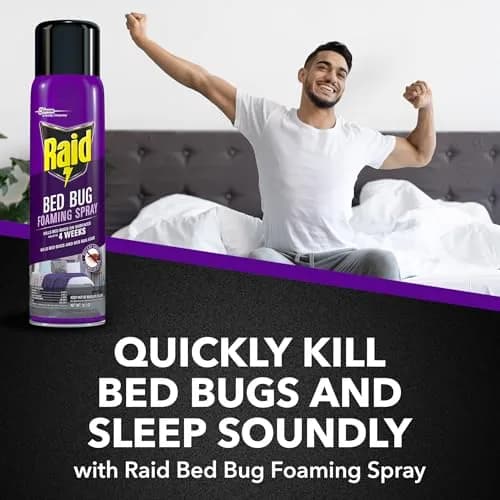 Raid Bed Bug Foaming Spray 16.5 oz (488 ml) | Kills Bed Bugs and Eggs for Weeks thumbnail 7