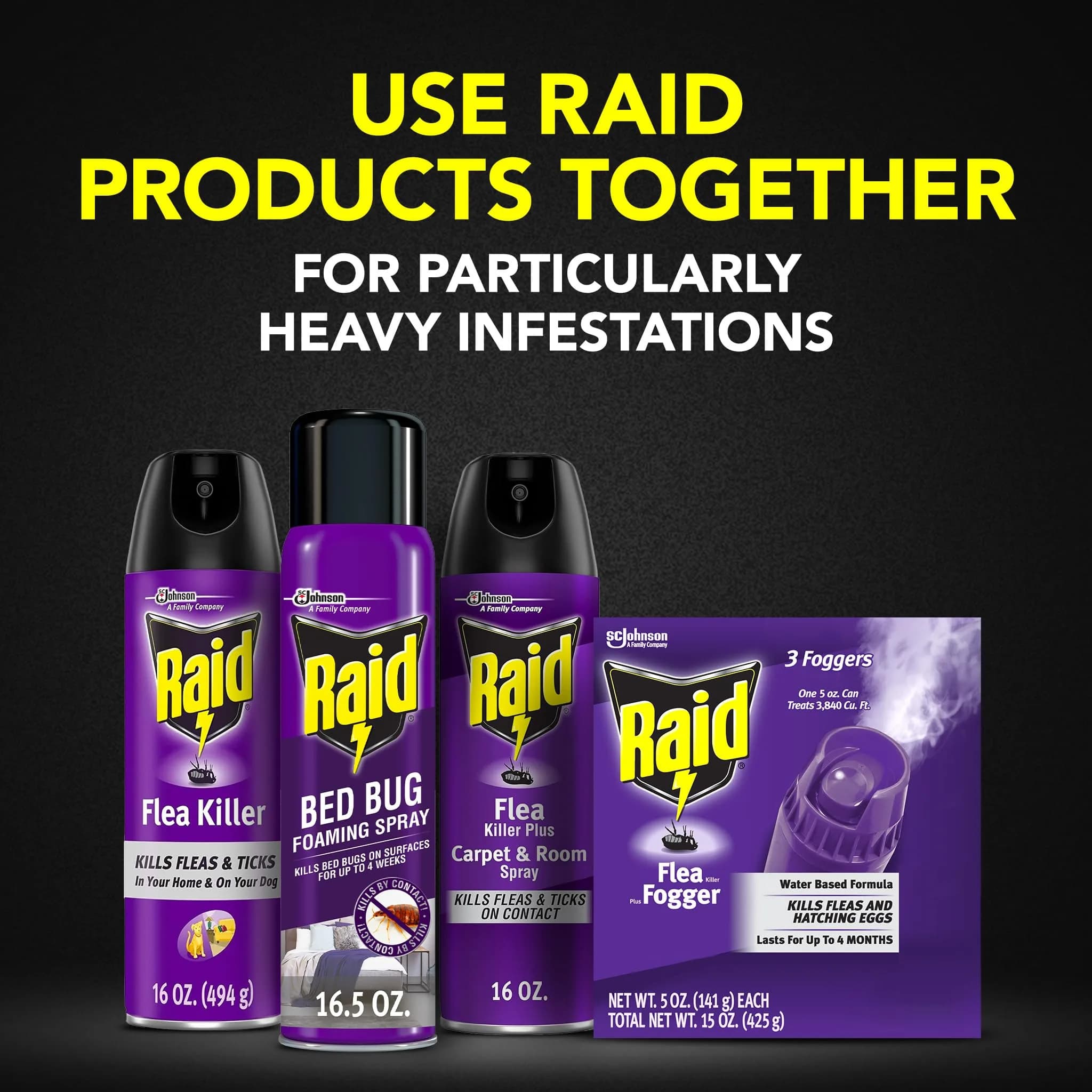 Raid Bed Bug Foaming Spray 16.5 oz (488 ml) | Kills Bed Bugs and Eggs for Weeks - view 9