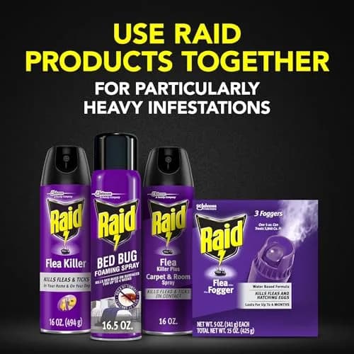 Raid Bed Bug Foaming Spray 16.5 oz (488 ml) | Kills Bed Bugs and Eggs for Weeks thumbnail 9