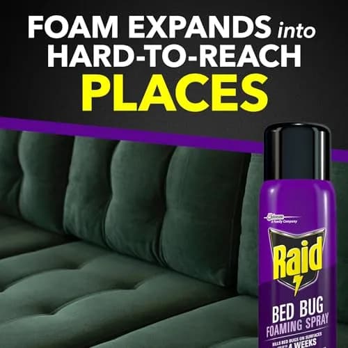 Raid Bed Bug Foaming Spray 16.5 oz (488 ml) | Kills Bed Bugs and Eggs for Weeks thumbnail 3