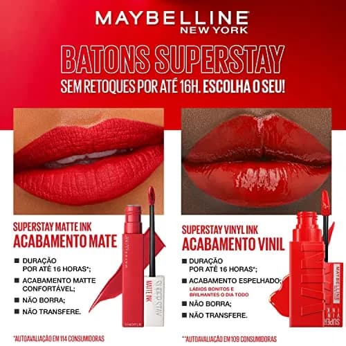 Maybelline Super Stay Matte Ink Liquid Lipstick, Founder Cranberry Red, 5ml (0.17 Fl Oz) | Long-Lasting Matte Color thumbnail 5