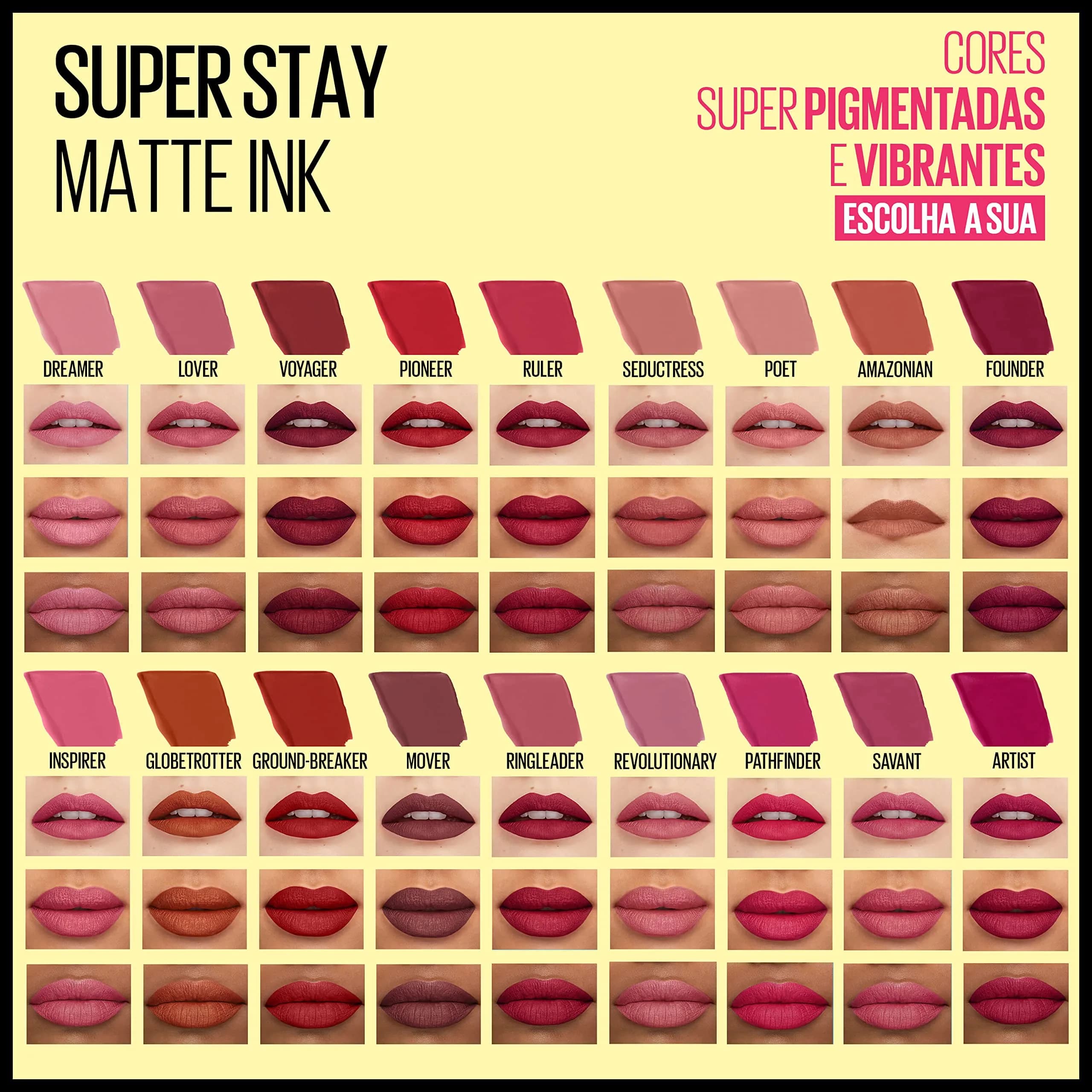 Maybelline Super Stay Matte Ink Liquid Lipstick, Founder Cranberry Red, 5ml (0.17 Fl Oz) | Long-Lasting Matte Color - view 6