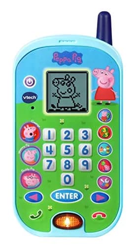 VTech Peppa Pig Let's Chat Learning Phone | Interactive Toddler Toy for Ages 2+ | Basic Math & Communication Skills thumbnail 1