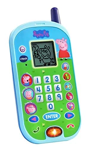 VTech Peppa Pig Let's Chat Learning Phone | Interactive Toddler Toy for Ages 2+ | Basic Math & Communication Skills thumbnail 2