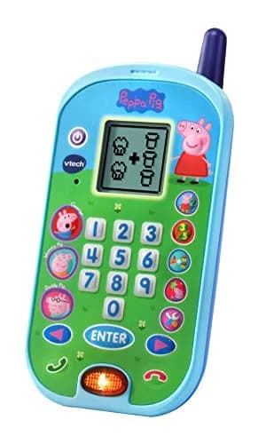 VTech Peppa Pig Let's Chat Learning Phone | Interactive Toddler Toy for Ages 2+ | Basic Math & Communication Skills thumbnail 3