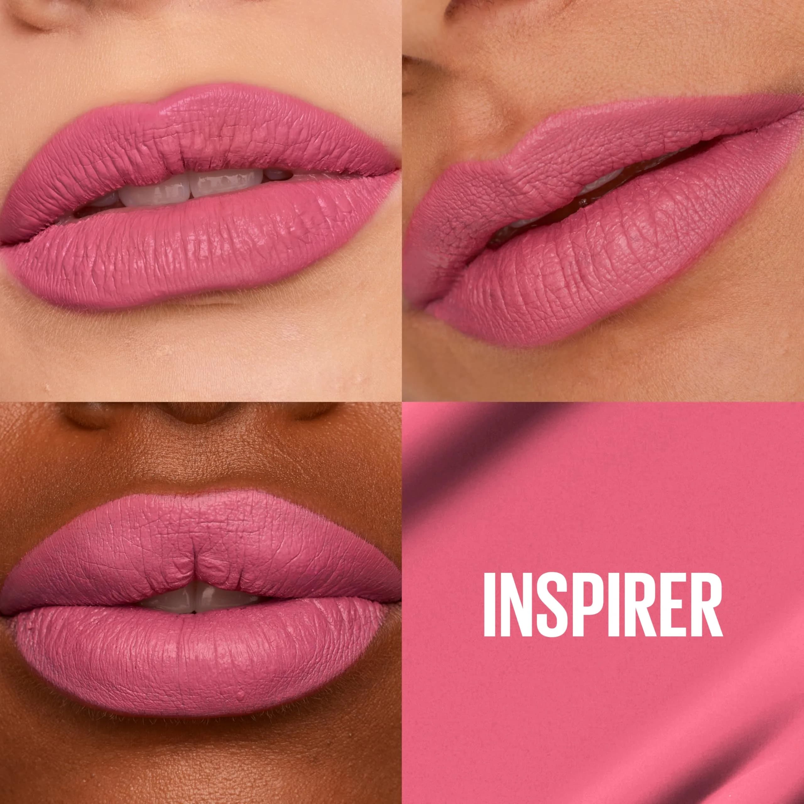 Maybelline Super Stay Matte Ink Liquid Lipstick, Inspirer (Light Mauve Pink), 0.17 Fl Oz (5 ml) | Long-Lasting Matte Color - view 2