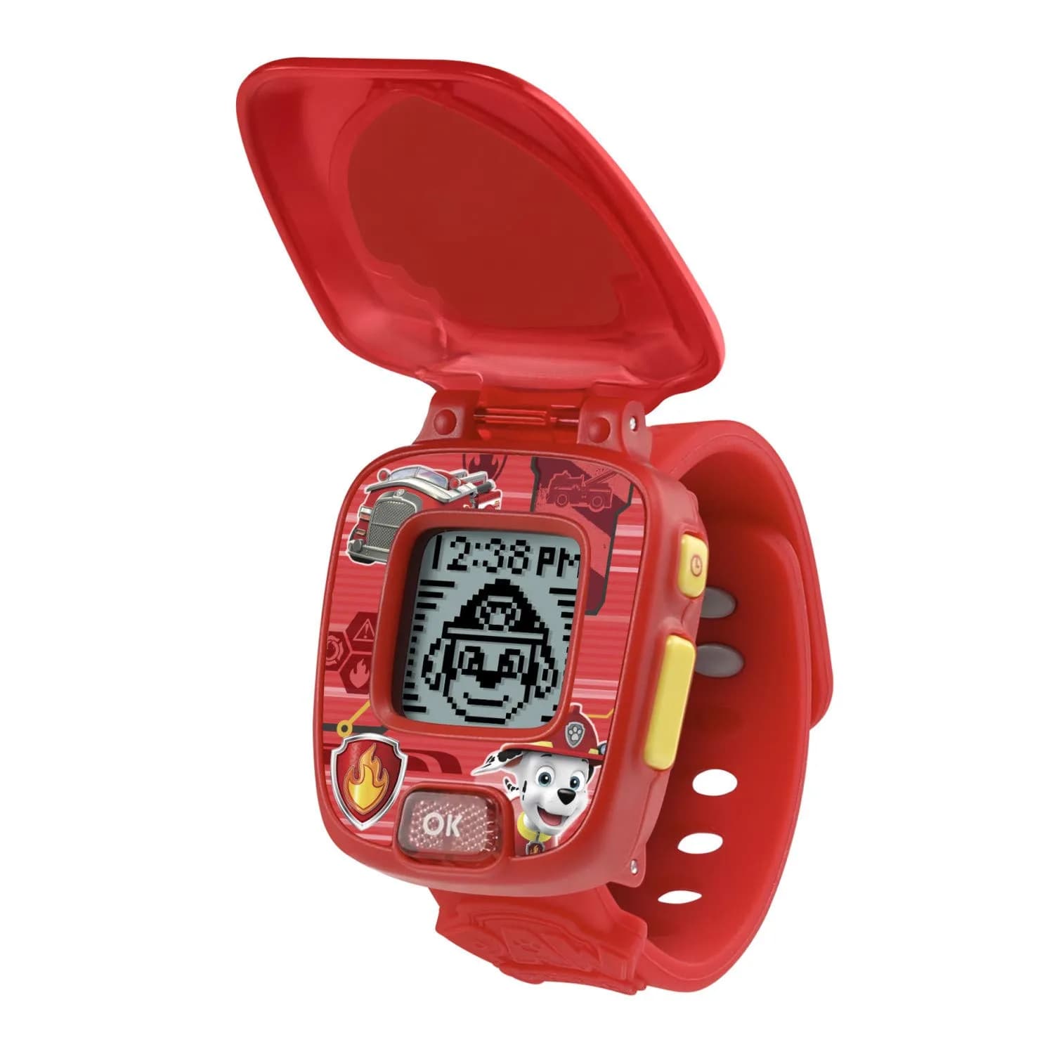 VTech PAW Patrol Marshall Learning Watch, Red | Interactive Kids Watch with Games & Sound