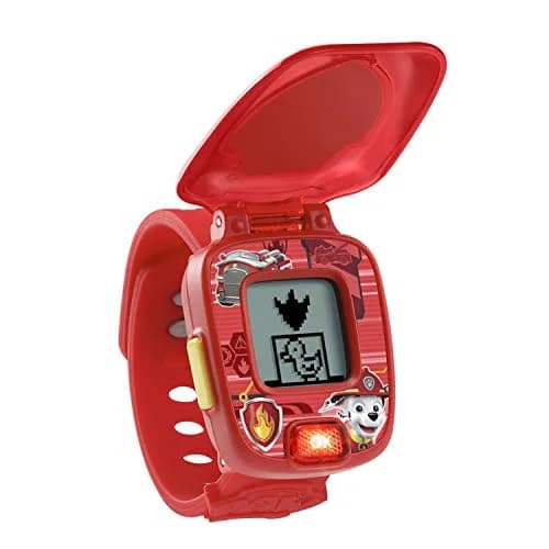 VTech PAW Patrol Marshall Learning Watch, Red | Interactive Kids Watch with Games & Sound thumbnail 4
