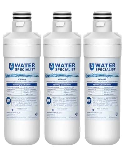 Waterspecialist LT1000PC Refrigerator Water Filter 3 Pack | NSF Certified for Purer Water thumbnail 1