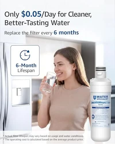 Waterspecialist LT1000PC Refrigerator Water Filter 3 Pack | NSF Certified for Purer Water thumbnail 7