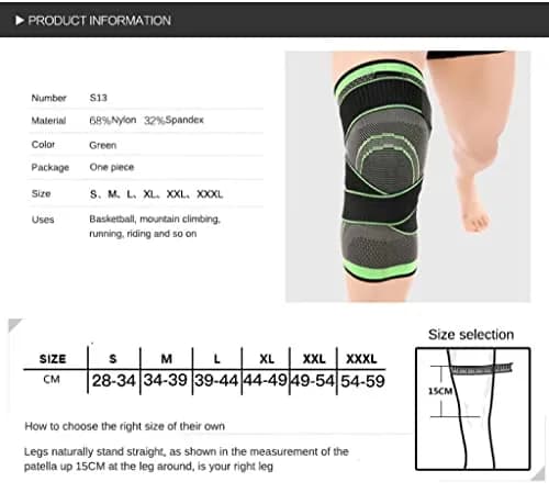 Mumian Knee Sleeve XXL (49-54cm) | FDA Approved Compression Support for Joint Pain & Arthritis Relief thumbnail 3