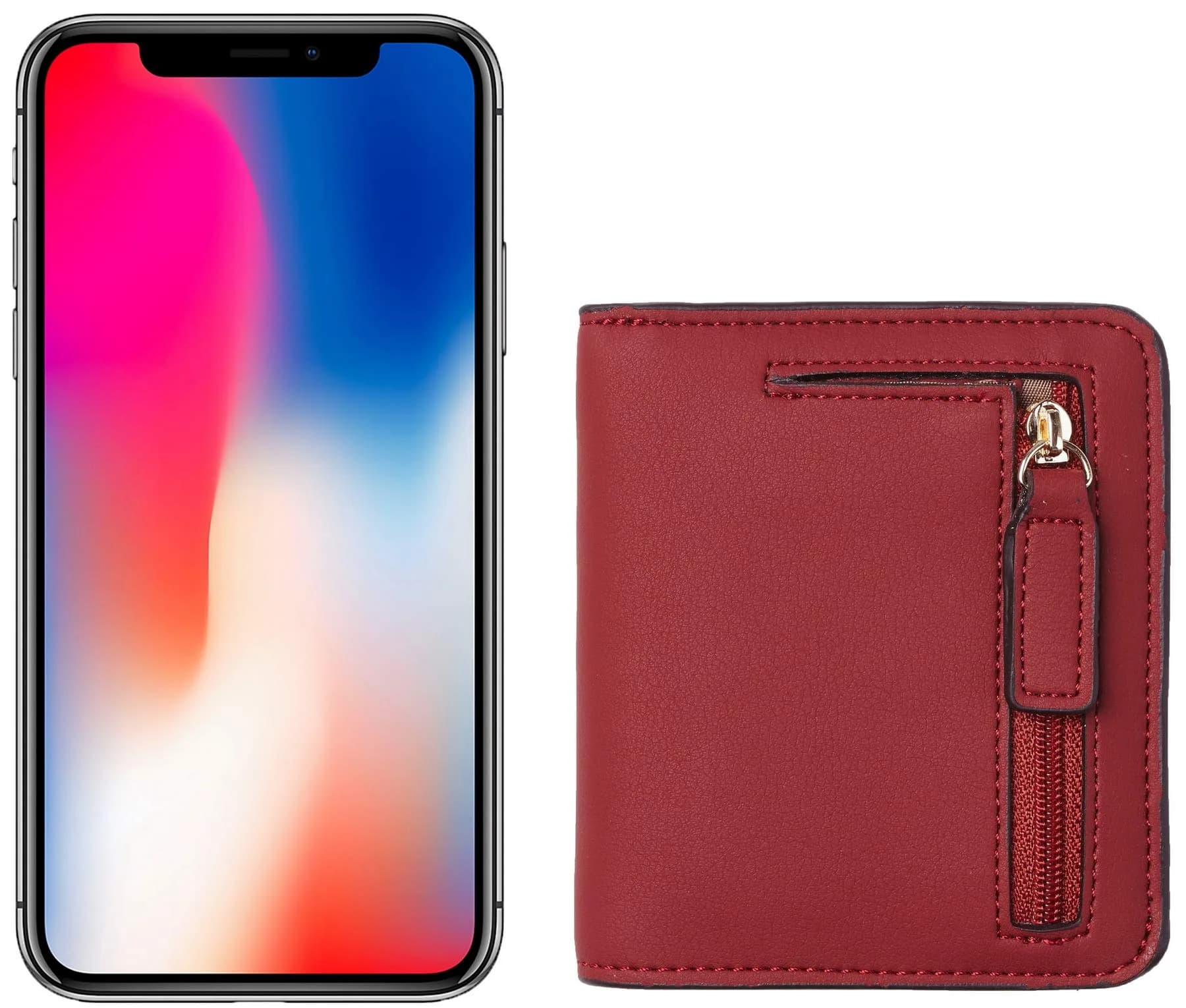 Toughergun Women's Slim Leather Wallet with RFID Protection, Compact Bifold Mini Purse 10.7cm x 9.1cm (4.2" x 3.6") | Holds 6 Cards & ID - view 6