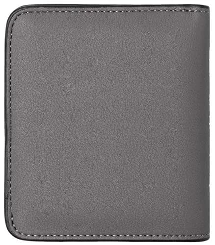 Toughergun Women's Slim Leather Wallet - 07 ReNapa Grey Light, RFID Protection, Compact Bifold Mini Purse thumbnail 4