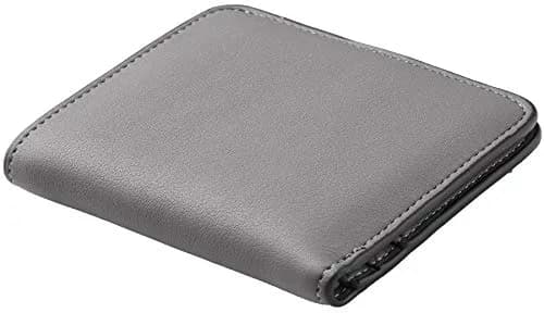 Toughergun Women's Slim Leather Wallet - 07 ReNapa Grey Light, RFID Protection, Compact Bifold Mini Purse thumbnail 3