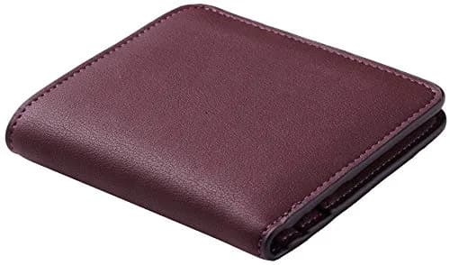 Toughergun Women's Slim Leather Wallet - Rich Red Wine Colour, RFID Protection, Compact Bifold Mini Purse thumbnail 3