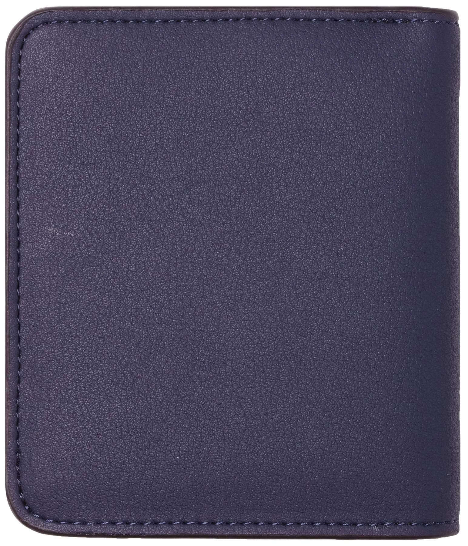 Toughergun Women's Slim Leather Bifold Wallet - 03 ReNapa Blue Navy, RFID Protection, Compact Mini Purse - view 4