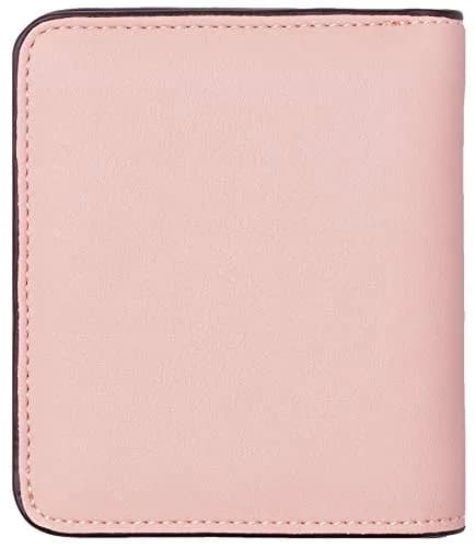 Toughergun Women's Slim Light Pink Leather Wallet with RFID Protection, Compact Bifold Mini Purse thumbnail 4