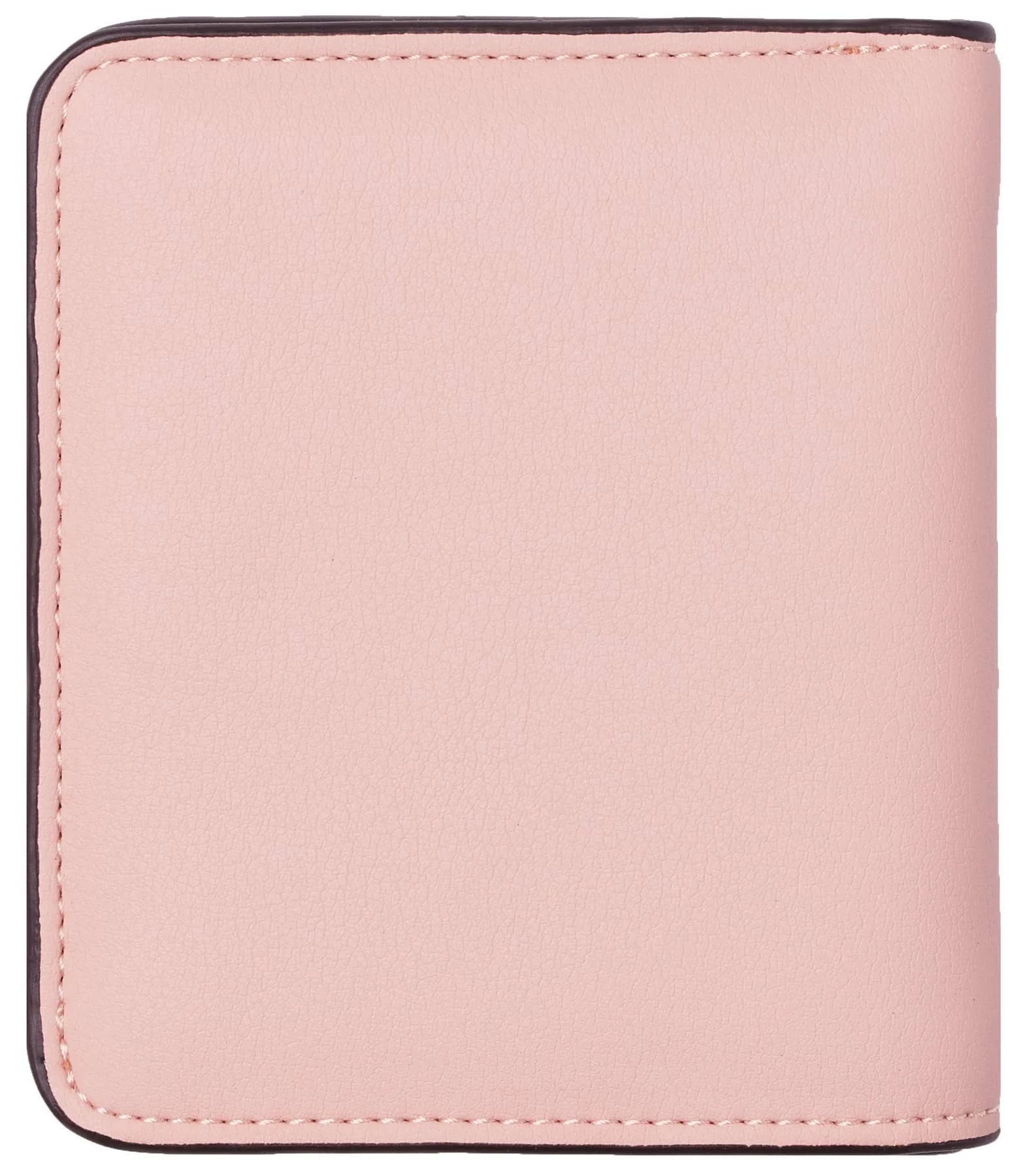 Toughergun Women's Slim Light Pink Leather Wallet with RFID Protection, Compact Bifold Mini Purse - view 4