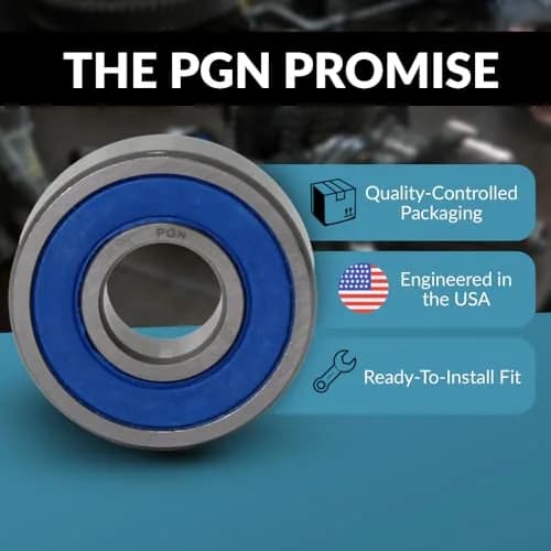 PGN 6006-2RS Ball Bearing 30mm x 55mm x 13mm | Chrome Steel Sealed for Heavy Use thumbnail 5