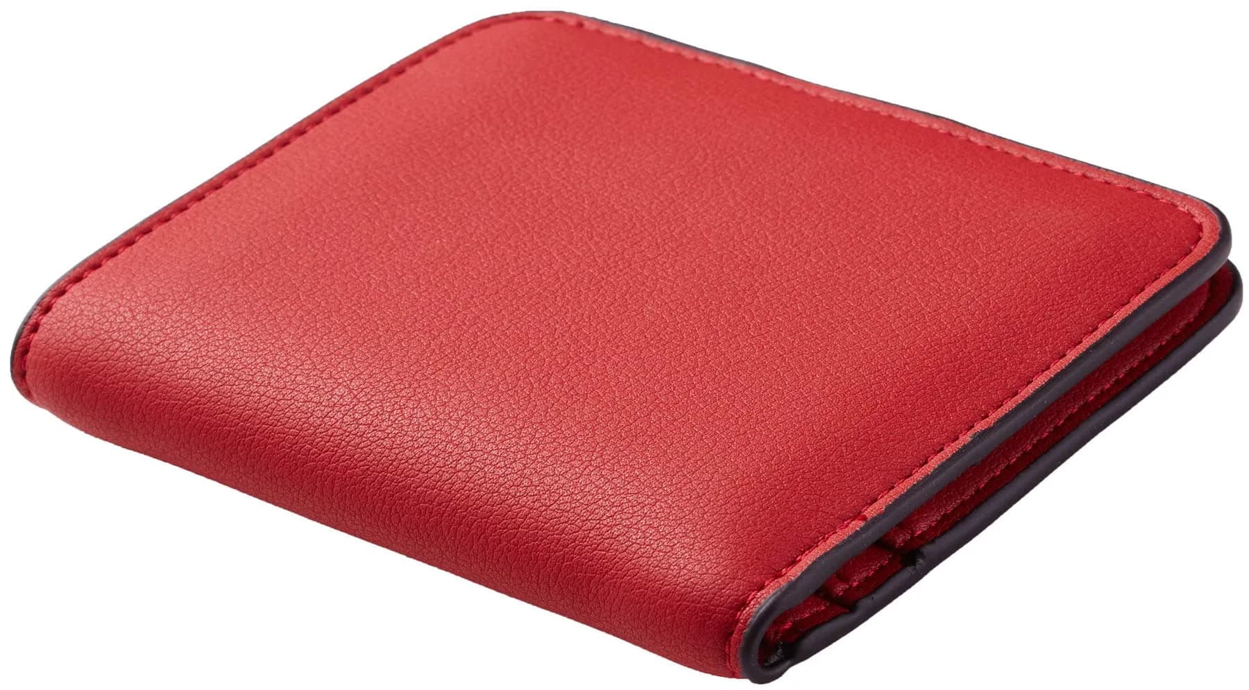 Toughergun Women's Slim Leather Bifold Wallet - 10 ReNapa Red Classic, RFID Protection, Compact Mini Purse - view 3