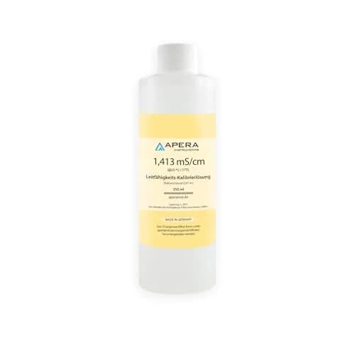 Apera Instruments 1413 µS/cm Conductivity Standard Solution 16 oz | Lab-Grade Calibration Solution for Conductivity Meters thumbnail 1