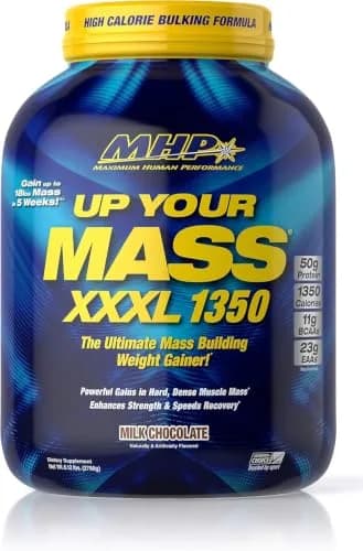 Maximum Human Performance UYM XXXL 1350g | Muscle Mass Builder with 50g Protein & 11g BCAAs (70-120 chars) thumbnail 4