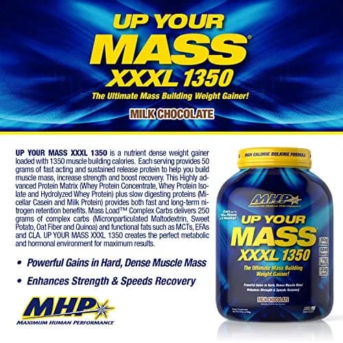 Maximum Human Performance UYM XXXL 1350g | Muscle Mass Builder with 50g Protein & 11g BCAAs (70-120 chars) thumbnail 2