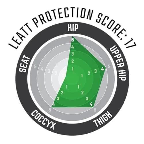 Leatt Impact Shorts 3DF 5.0 Black Large | Impact Protection for Cycling & MTB thumbnail 4