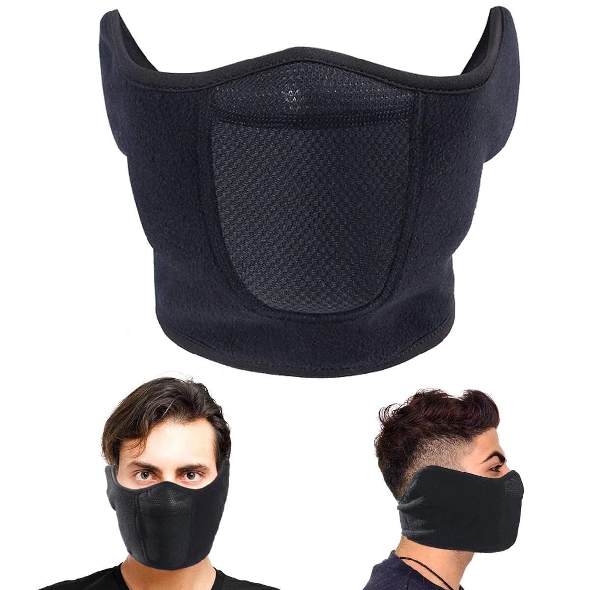 Omenex Balaclava Half Face Mask Adjustable Fastener Windproof for Ski | Thermal fleece, wind-resistant, breathable, unisex - main product image