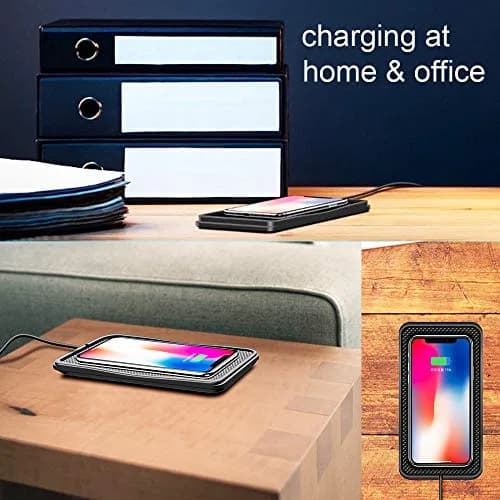 POLMXS Wireless Charger Car Charging Pad 15W | Fast Wireless Phone Charger Compatible with Qi Devices thumbnail 3