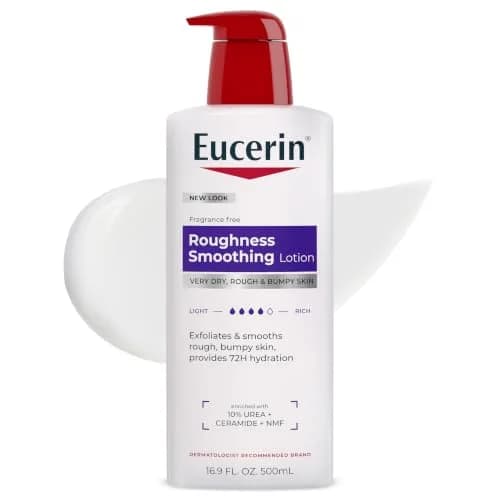 Eucerin Roughness Smoothing Lotion with Urea, 16.9 Fl Oz | Hydrates & Smooths Dry, Bumpy Skin thumbnail 1