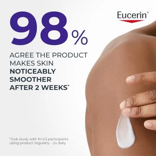 Eucerin Roughness Smoothing Lotion with Urea, 16.9 Fl Oz | Hydrates & Smooths Dry, Bumpy Skin thumbnail 9