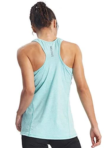 NELEUS Workout Running Racerback Long Tank Top for Women, 3 Pack | Breathable, Lightweight, 4-Way Stretch, Perfect for Yoga & Fitness thumbnail 6