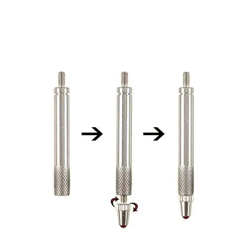 suxing Dial Indicator Extension Rod Set 5mm Diameter M2.5 Thread (20mm-100mm Length) thumbnail 5