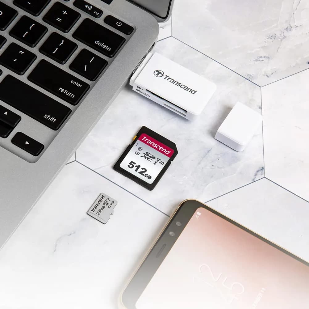 Transcend 512GB SDXC SD Card, UHS-I U3 V30, 4K UHD & Full HD, Up to 100MB/s Read Speed - view 6